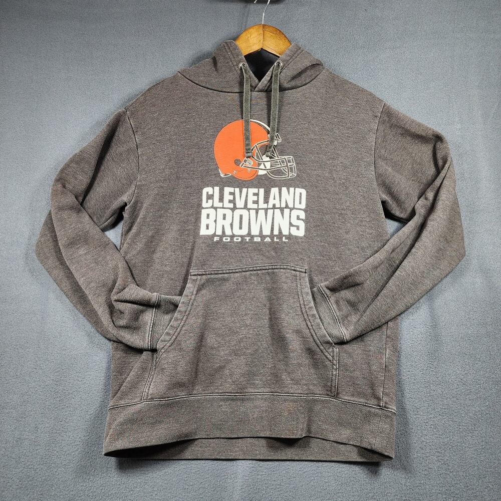 Cleveland Browns Majestic Mens Hoodie Small Kangaroo Pouch Football NFL